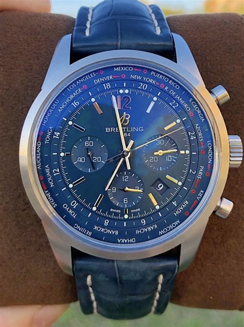 breitling transocean unitime pilot blue|breitling transocean chrono.